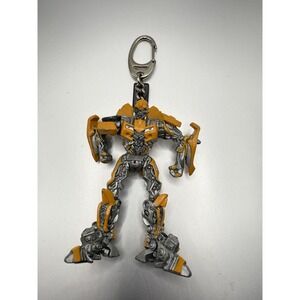 2007 Hasbro Transformers Bumblebee Poseable 4" Figure Backpack Clip On Keychain
